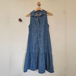 GAP Denim Button-Up Dress